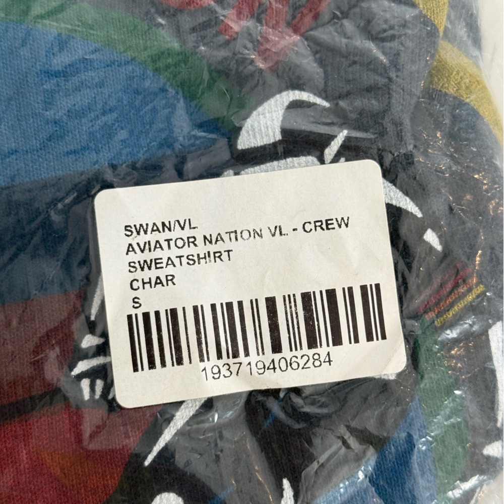 AVIATOR NATION Crew Sweatshirt in Charcoal “VAIL, CO” NWT ~ Size S - Picture 5 of 9